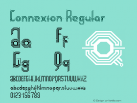 Connexion Version 001.000 Font Sample