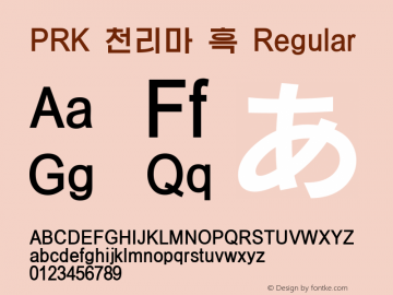 PRK 천리마 흑 3.0图片样张