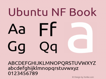 Ubuntu Nerd Font Complete Windows Compatible 0.83 Font Sample