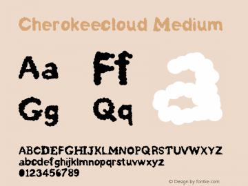 Cherokeecloud Medium Version 001.000图片样张