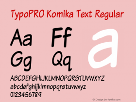 TypoPRO Komika Text Tight 2.0 Font Sample