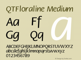 QTFloraline Medium Version 001.000图片样张