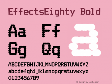 Effects Eighty Bold Version 1.100图片样张