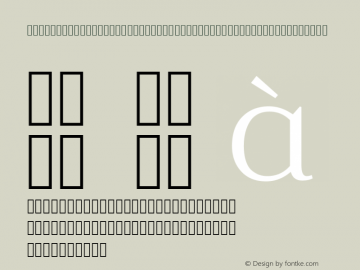 AdobeKaitiStd-Regular-Alphabetic Version 1.0图片样张