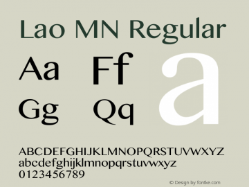 Lao MN 13.0d1e5图片样张