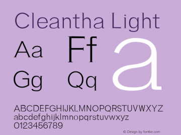 Cleantha Light Version 1.0图片样张