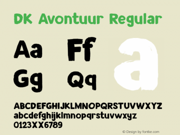 Dk Avontuur Font Dk Avontuur Regular Font Dkavontuur Regular Font Dk Avontuur Regular Version 1 001 Font Otf Font Uncategorized Font Fontke Com