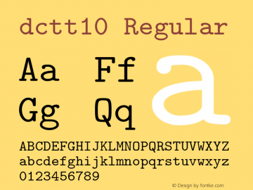 dctt10 0.0图片样张