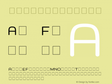 logo9 0.0 Font Sample