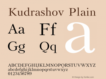 Kudrashov Plain 001.001图片样张