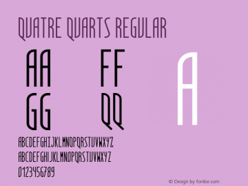 Quatre Quarts Version 1图片样张