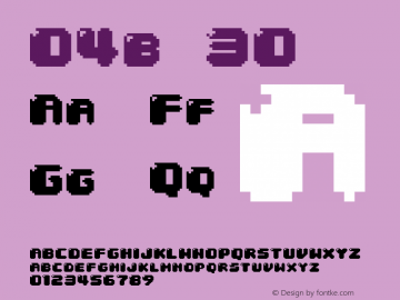 04b 30 Macromedia Fon￿ographer 4.1J 01.5.8 Font Sample