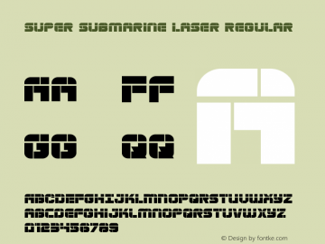 Super Submarine Laser Version 1.0; 2017图片样张