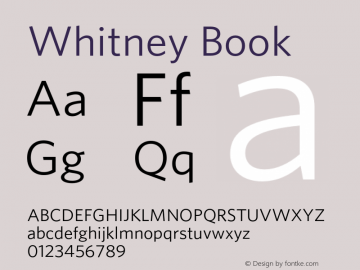 Whitney-Book Version 2.200 Basic (Latin-X)图片样张