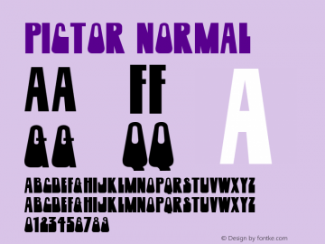 Pictor Normal 1.0 Sat Oct 08 16:04:00 1994图片样张