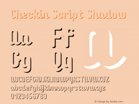 CheckinScript-Shadow Version 1.000;PS 001.000;hotconv 1.0.88;makeotf.lib2.5.64775图片样张