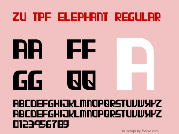 ZU TPF Elephant 1.0图片样张