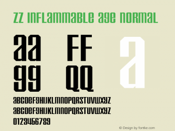 ZZ Inflammable Age 1.0 Mon Sep 15 08:44:38 1997图片样张