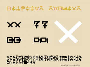 Glyphter Version 1.0 Font Sample