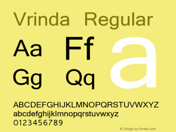 Vrinda Version 5.00图片样张