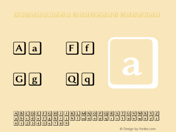 Libertinus Keyboard Version 6.5 Font Sample