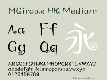MCircus HK Medium 图片样张