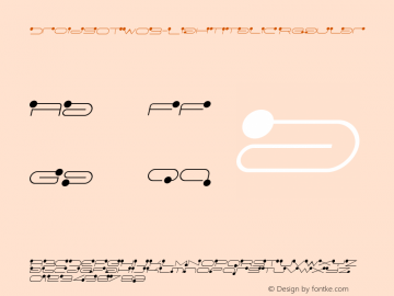 Droids OT W03 Light Italic Version 7.504图片样张