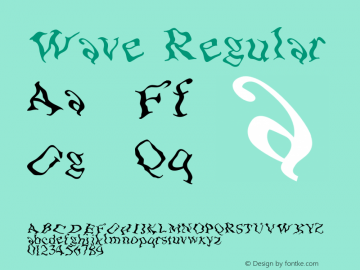 Wave Regular 001.000图片样张