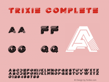 Trixie Complete 1.000 Font Sample