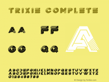 Trixie-Complete 1.000 Font Sample