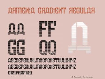 Armenia Gradient Regular Version 1.000图片样张