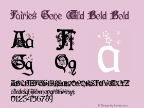 Fairies Gone Wild Bold 1.12 Font Sample