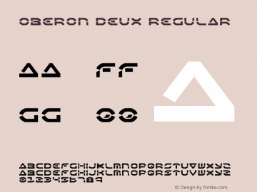 Oberon Deux Regular 1 Font Sample