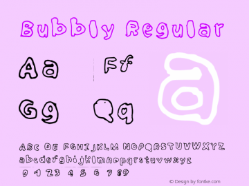 Bubbly Regular Version 001.000图片样张