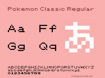 Pokemon Classic Regular Version 1.0图片样张