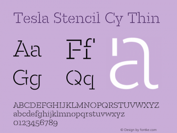 Tesla Stencil Cy Thin Version 5.0; 2015图片样张
