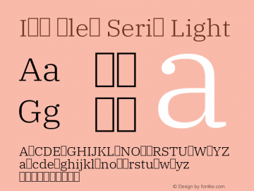 IBM Plex Serif Light Version 1.002图片样张