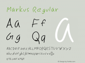 Markus Regular Version 001.000图片样张