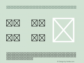  Regular-Dingbats Version 1.0图片样张