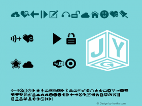 icons Version 1.00 October 31, 2013, initial release Font Sample