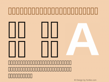  Bold-Alphabetic Version 1.0图片样张