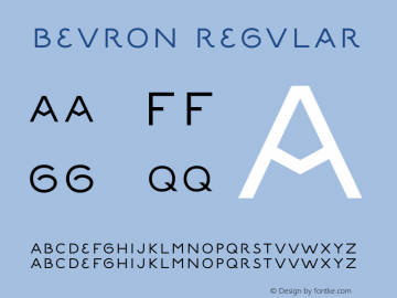 Beuron Regular Version 1.2 Font Sample