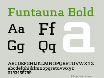 Funtauna Bold Version 001.001图片样张