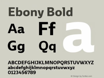 Ebony-Bold Version 001.000图片样张