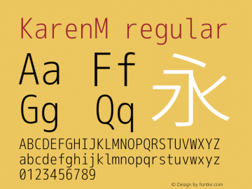 KarenM regular 图片样张