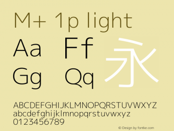 M+ 1p light 图片样张