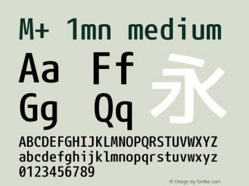 M+ 1mn medium 图片样张