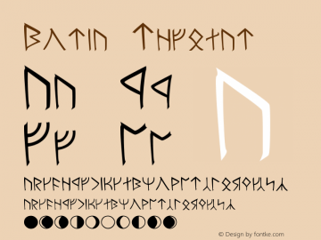 Moria Regular Version 1.30 March 11, 2013 Font Sample