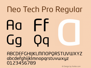 Neo Tech Pro Regular Version 1.056 2012图片样张