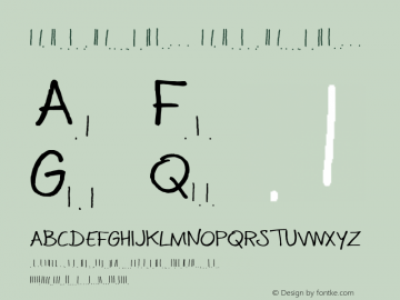 mannamorse 001.000 Font Sample